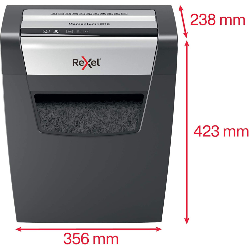 Destructeur de papier Rexel Momentum X312