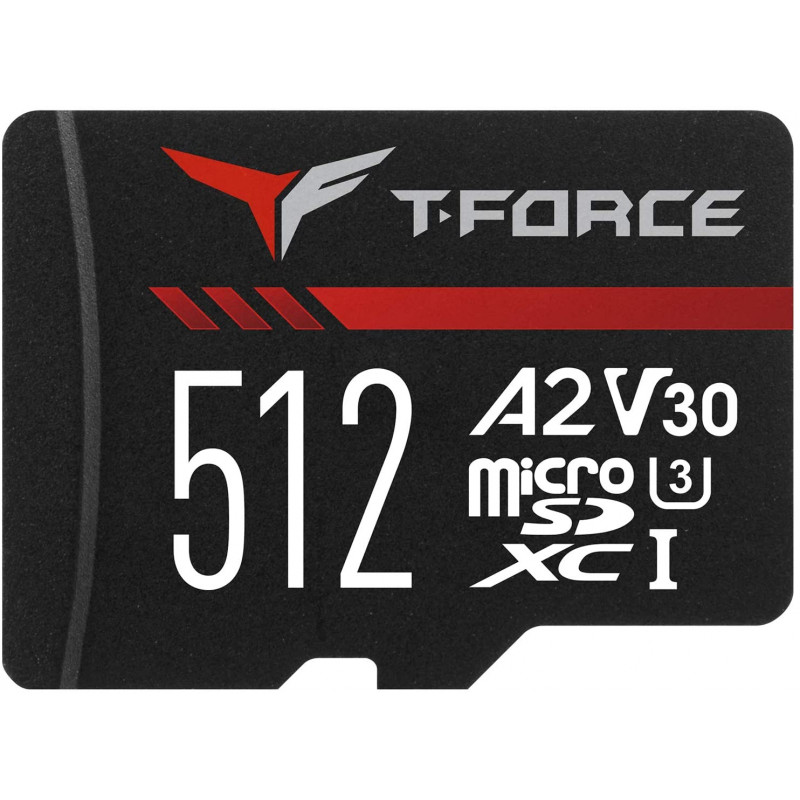 Carte mémoire microSDXC Team Group T-Force Gaming A2 / 512 Go