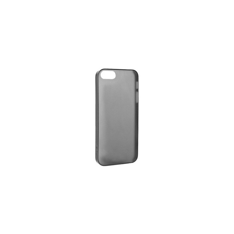 Coque en Silicone Transparente Pour iPhone 5 / Noir