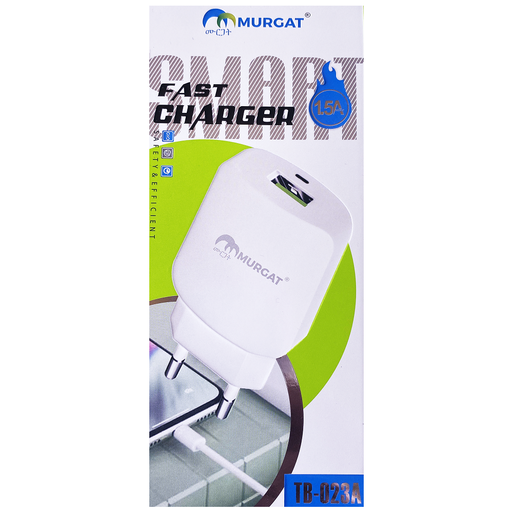 Chargeur Secteur Murgat TB023 Micro USB / 1.5A