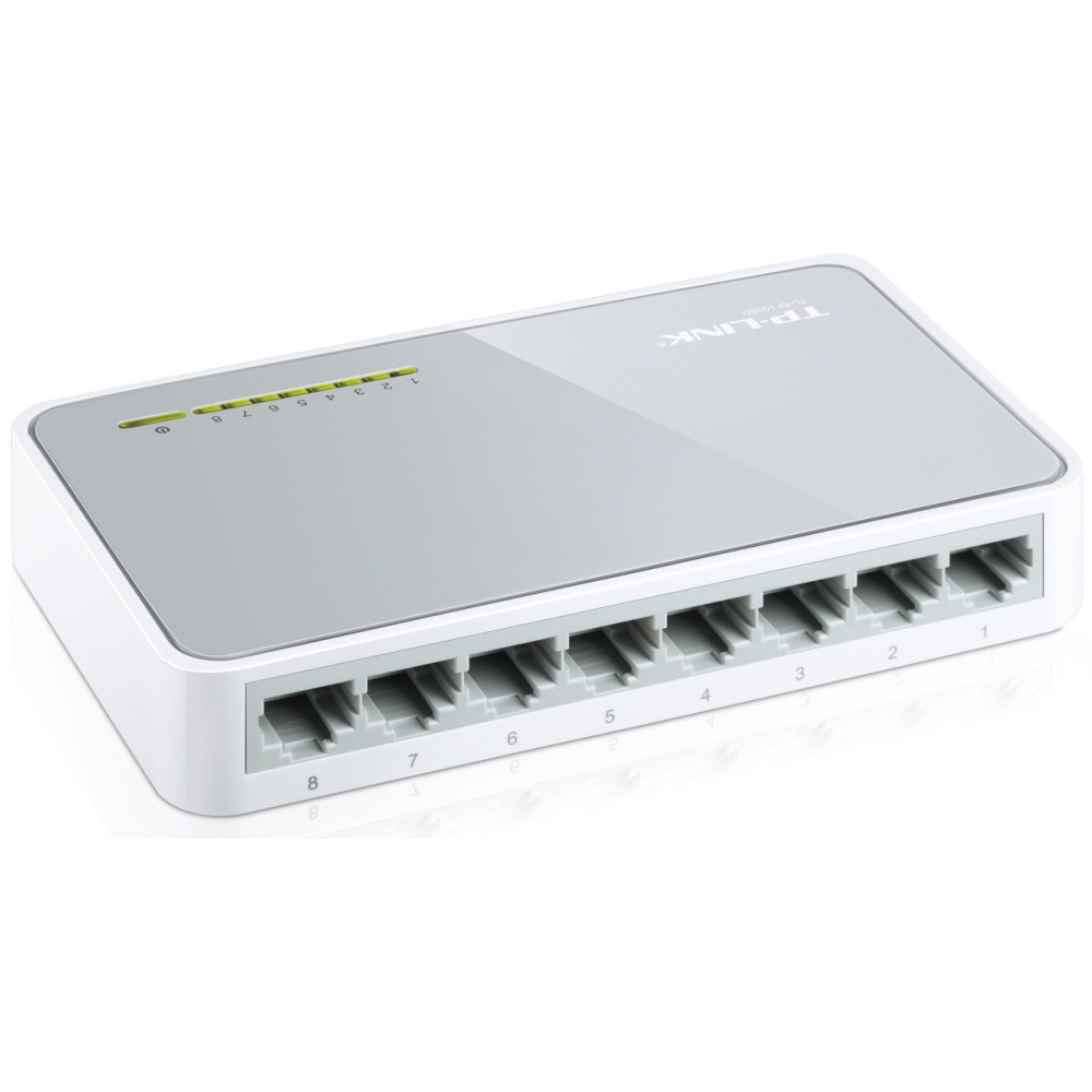 Switch de bureau 8 ports 10/100 Mbps