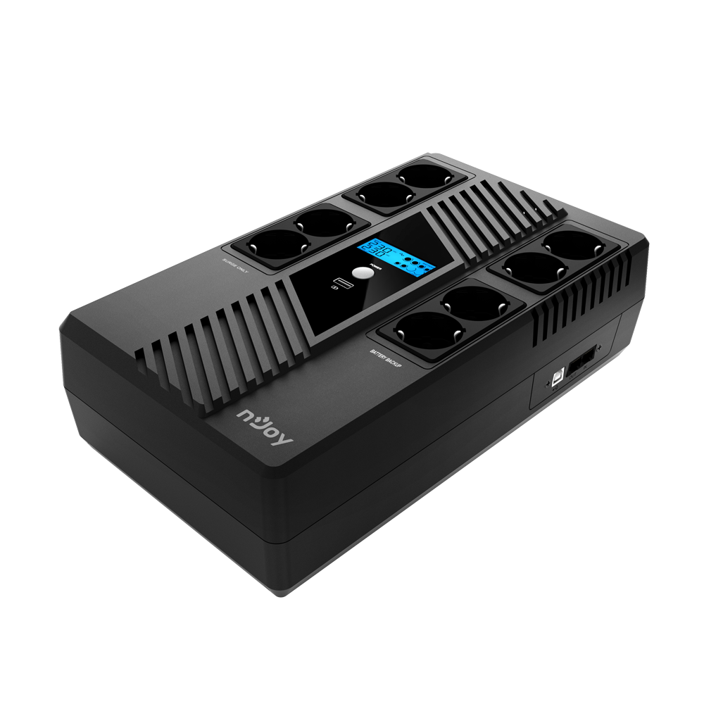Onduleur Inline NJoy Token 800 / 480 W / 8 Prises