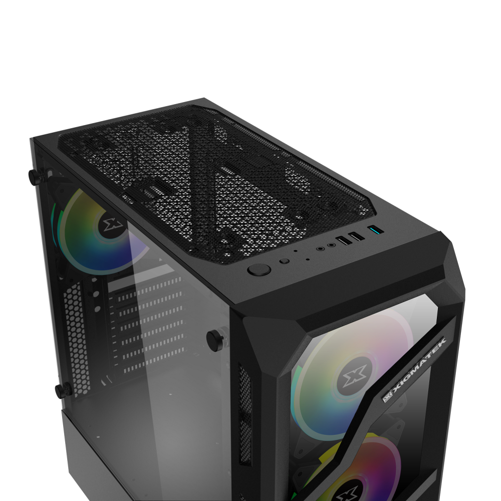 Boîtier Xigmatek Lamiya Moyen Tour RGB