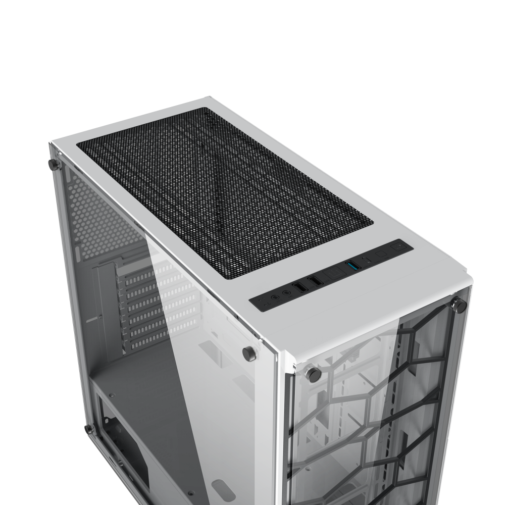 Boîtier Gamer Xigmatek Venom X Artic Moyen Tour RGB