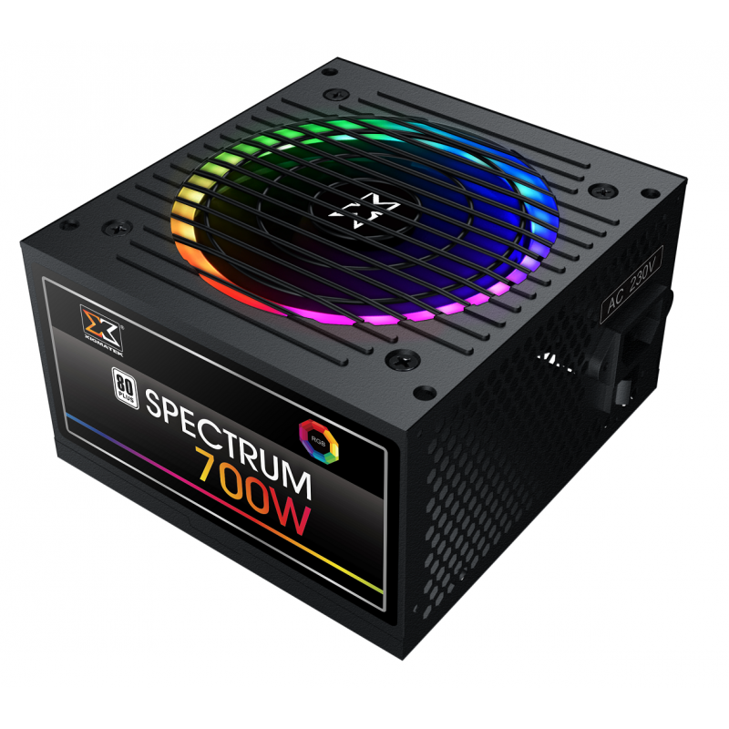 Boite d'alimentation Gamer Xigmatek Spectrum 700W RGB / 80+ White