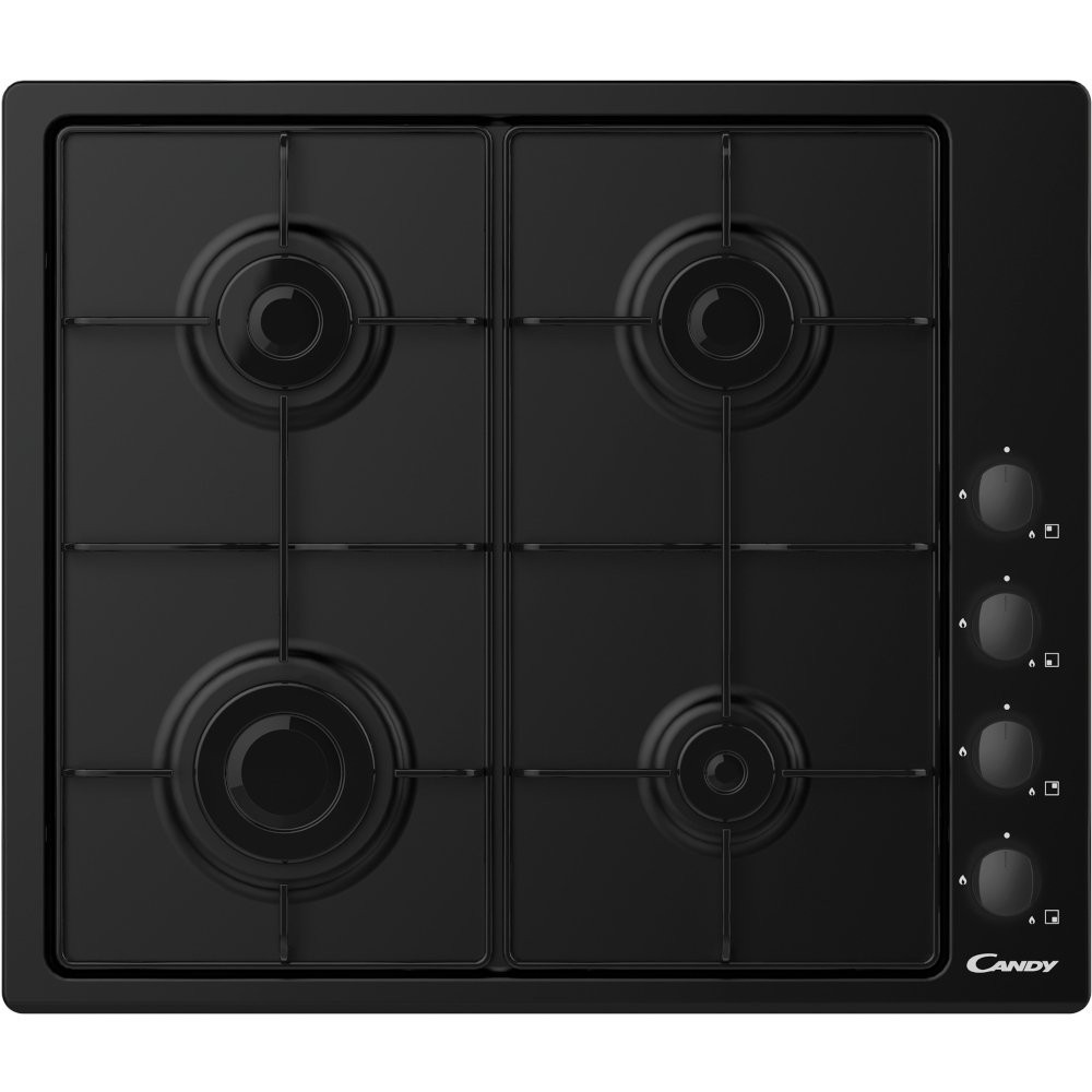 Plaque de cuisson Candy CHW6LBB / 4 Feu / Noir