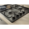 Plaque de cuisson Candy CHW6LBB / 4 Feu / Noir