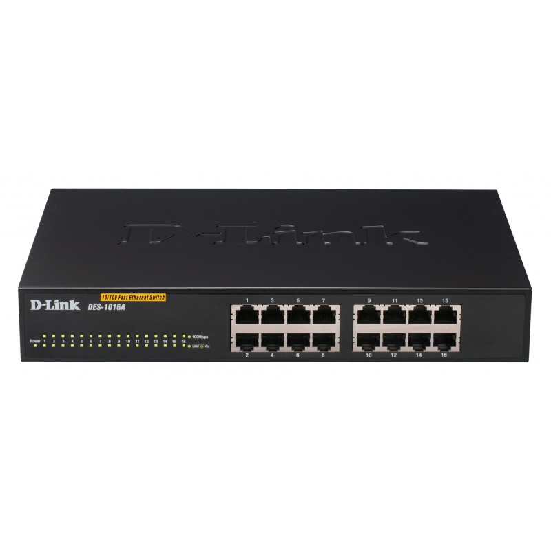 Switch 16 ports 10/100Mbps 