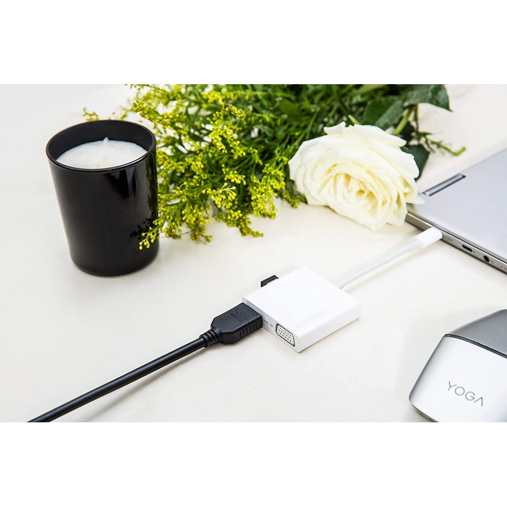 concentrateur Lenovo USB-C 3-en-1
