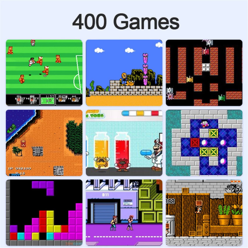 Console GameBOX 400 Jeux / Bleu