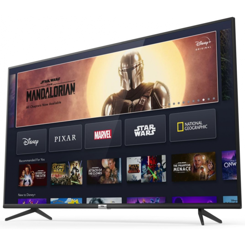 tv TCL 55" uhd 4k smart tv android
