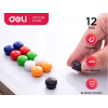 12 X BOUTON DE FIXATION MAGNETIQUE 15MM / COULEUR ASSORTIS