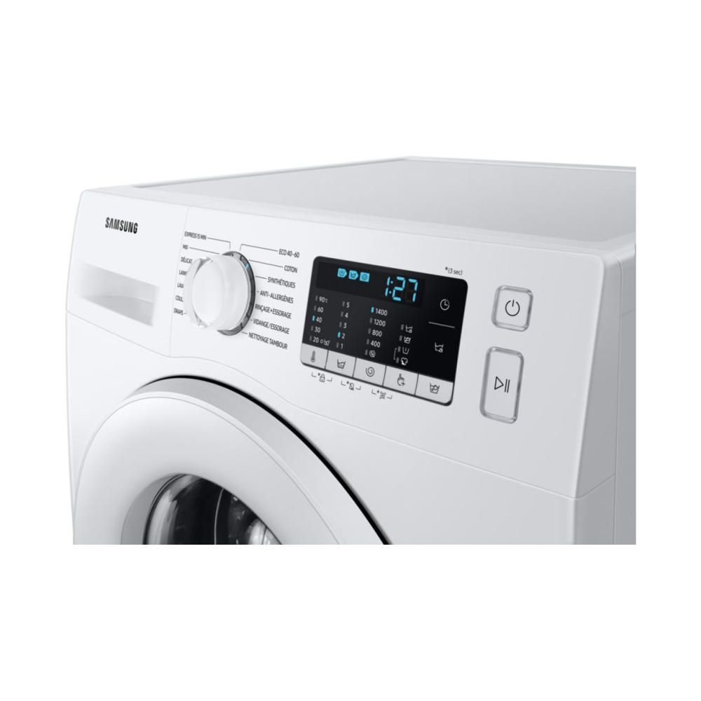 Machine à Laver Frontale Samsung WW80TA046TE 8Kg / Blanc + Livraison + Installation et Mise en Marche Gratuites