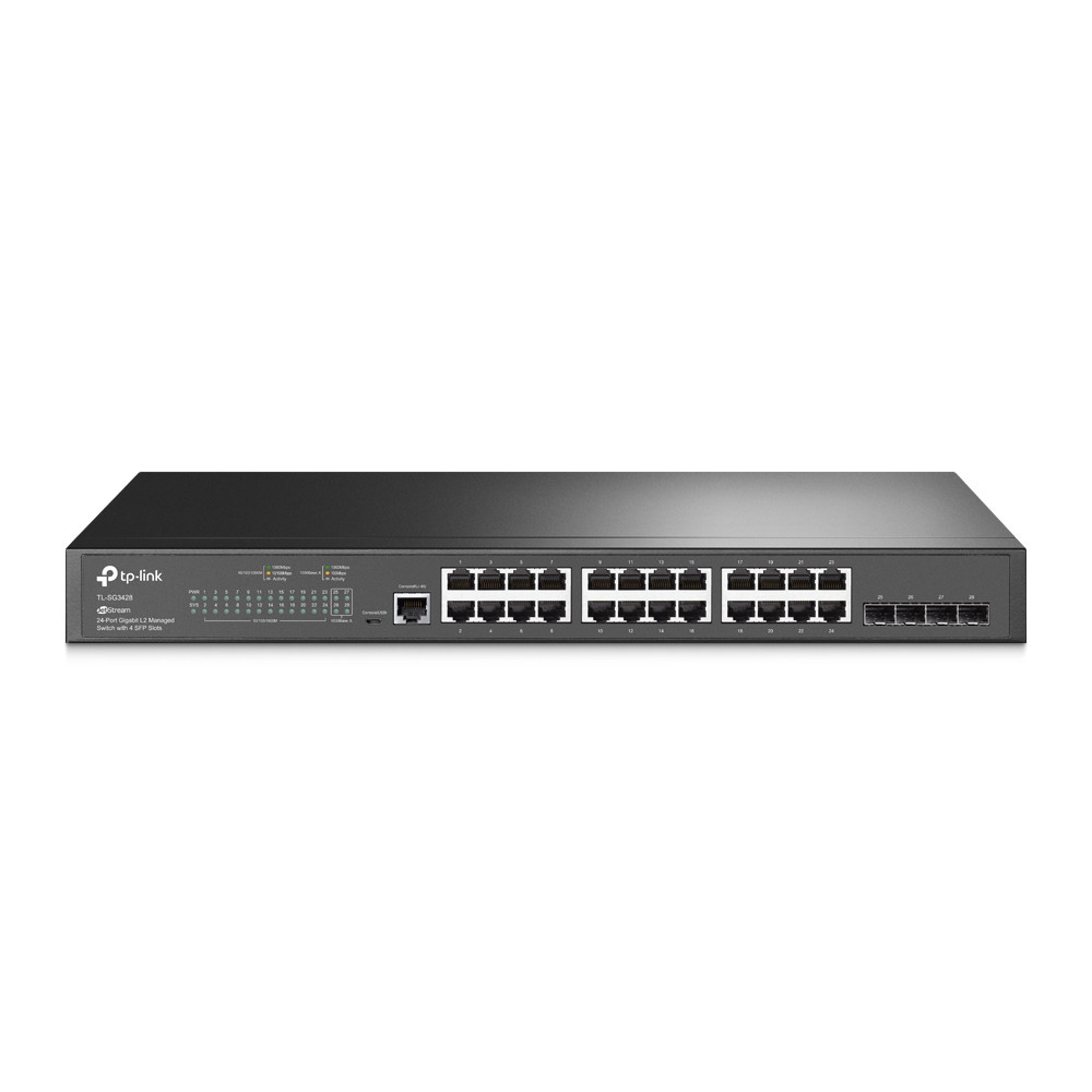 Switch TP-Link JetStream  24 Ports Gigabit niveau 2 + 4 SFP