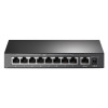 Switch de bureau TP-Link 9 ports 10/100 Mbps dont 8 ports PoE+