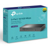 Switch de bureau TP-Link 9 ports 10/100 Mbps dont 8 ports PoE+