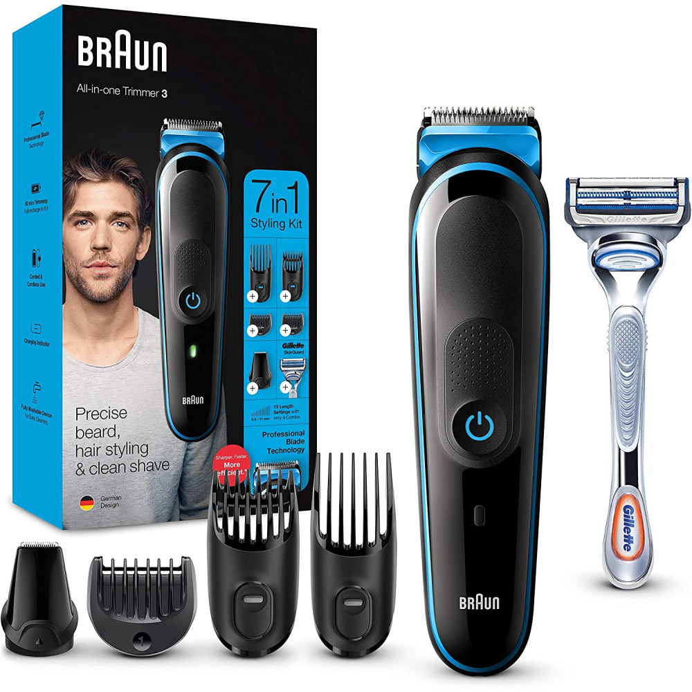 Tondeuse à barbe Braun 7en1 MGK3242 / Noir