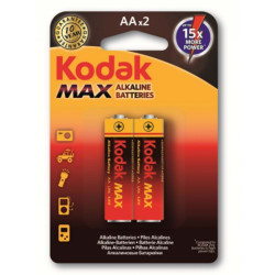2x Piles Kodak Max Alkaline...