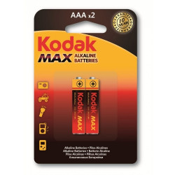 2x Piles Kodak Max Alkaline...