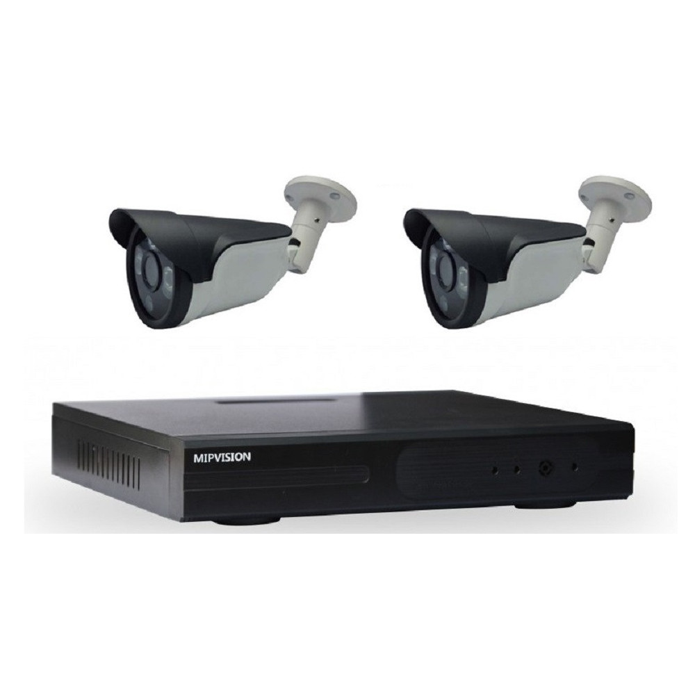 Kit DVR AHD 4 canaux + 2 Caméras Externes 2MP