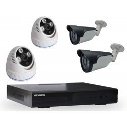 Kit DVR AHD 4 canaux + 2...