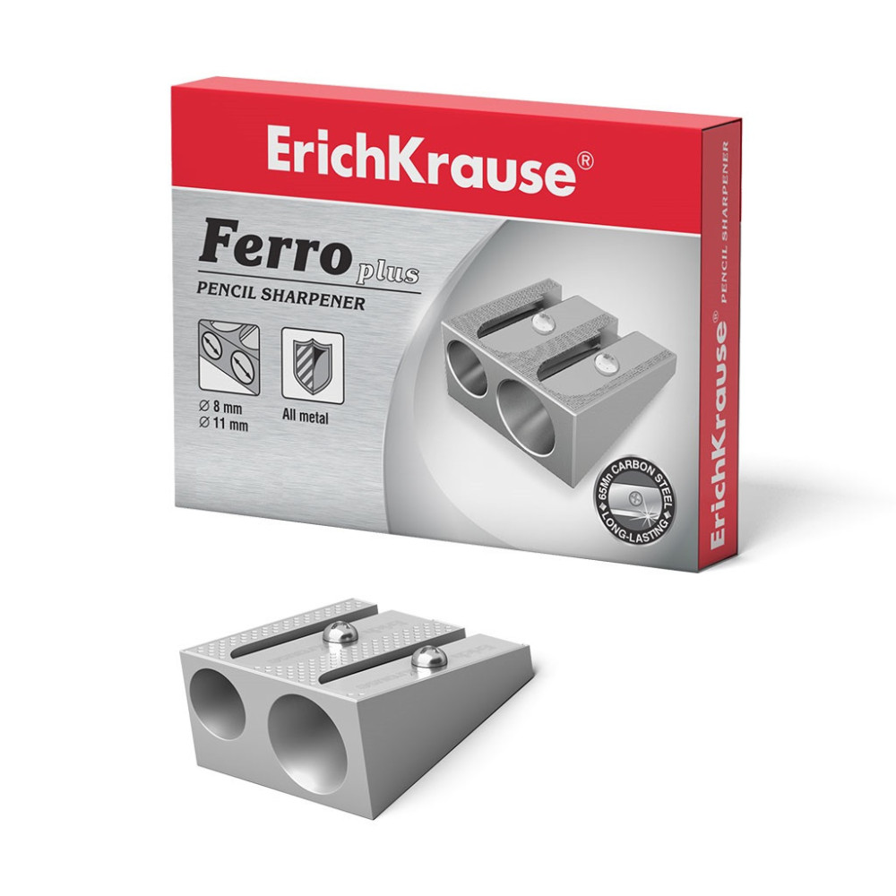 Taille Crayon Double Ferro Plus Metal 7075