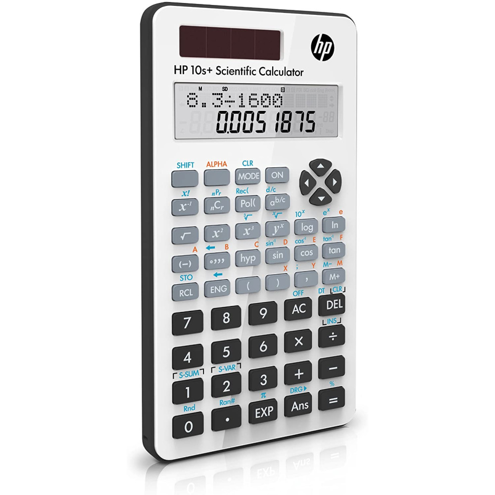 Calculatrice scientifique Solaire 10 chiffres HP 10S+