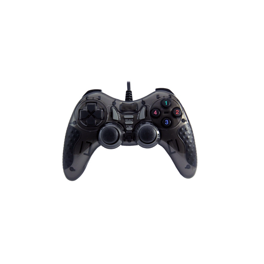 Manette de jeu avec double vibration Macro / Noir