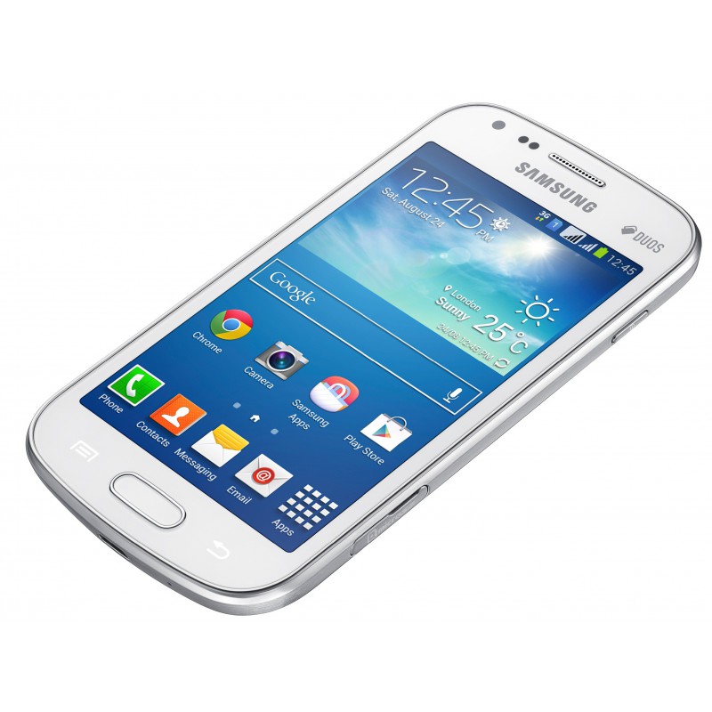 Téléphone Portable Samsung Galaxy S Duos 2 / Double SIM / Blanc