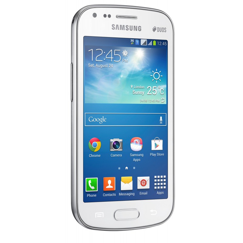 Téléphone Portable Samsung Galaxy S Duos 2 / Double SIM / Blanc