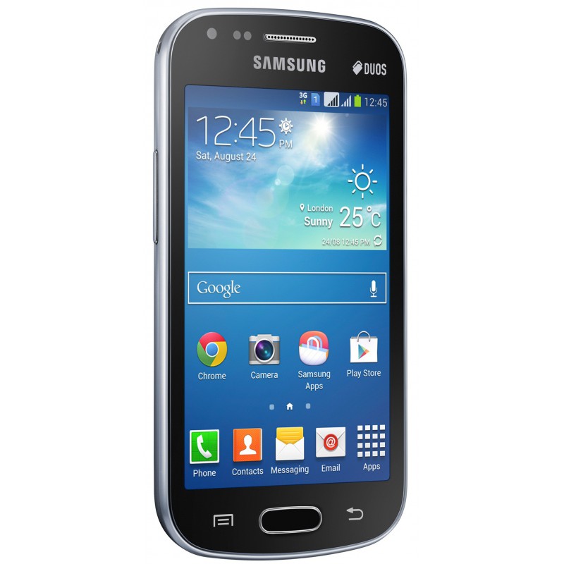 Téléphone Portable Samsung Galaxy S Duos 2 / Double SIM / Noir
