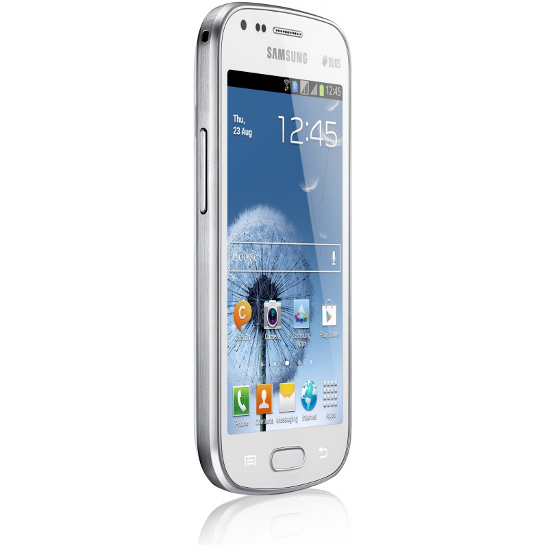 Téléphone Portable Samsung Galaxy S Duos / Double SIM / Blanc