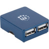 Micro Hub USB MANHATTAN 4 Ports USB 2.0