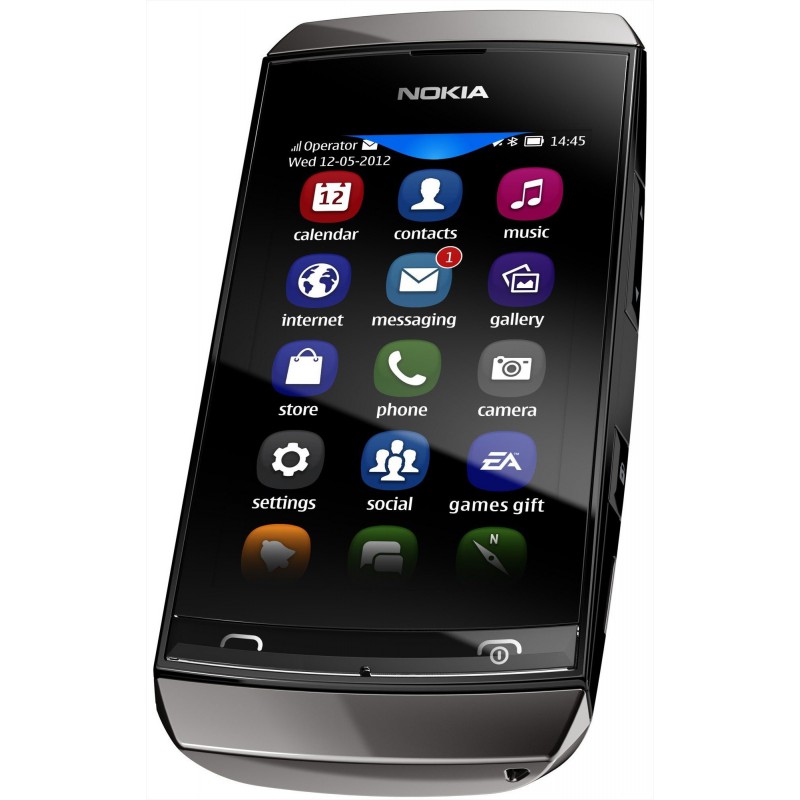 Téléphone Portable Nokia Asha 308 / Double SIM / Noir