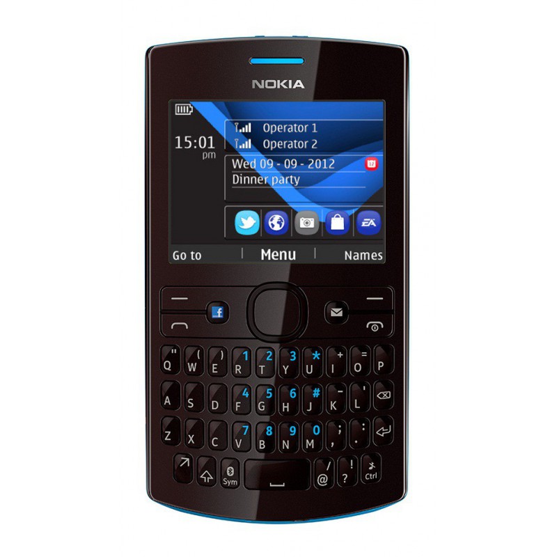 Téléphone Portable Nokia Asha 205 / Double SIM / Noir