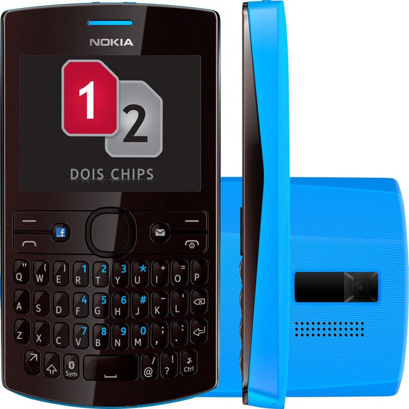 Téléphone Portable Nokia Asha 205 / Double SIM / Noir
