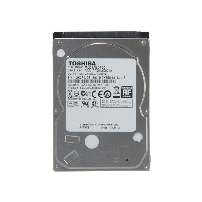 Disque Dur Interne 2.5" Toshiba 1 To
