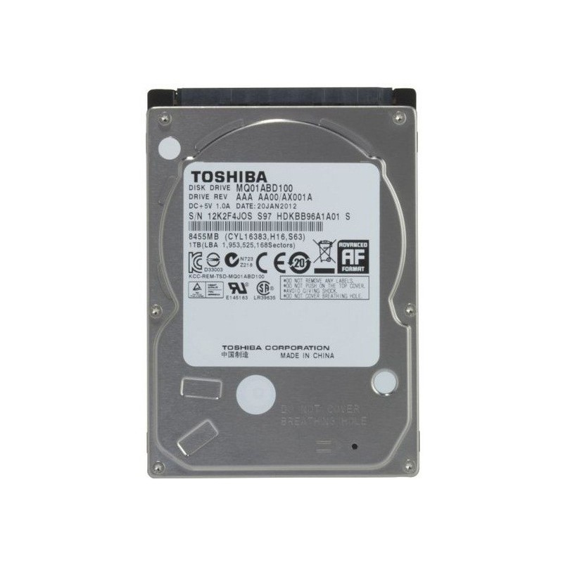 Disque Dur Interne 2.5 Toshiba 1 To