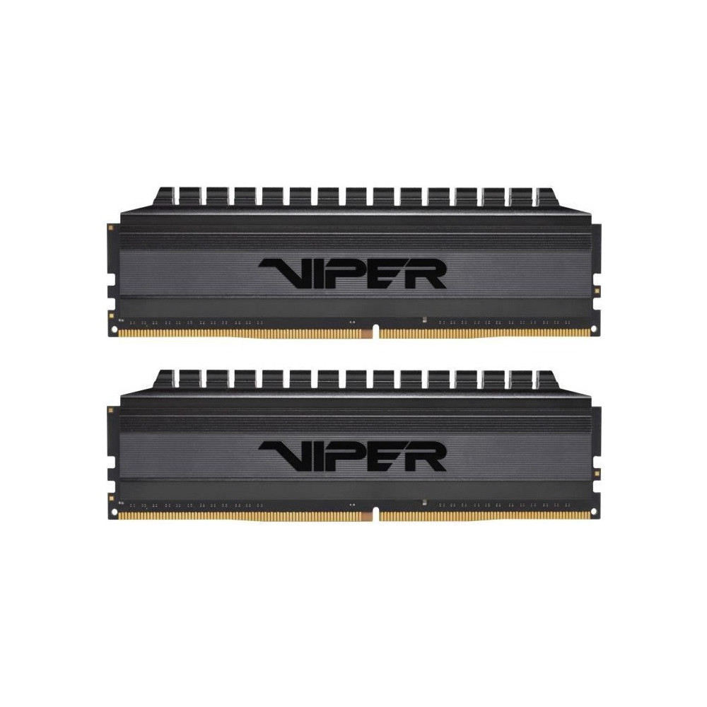 Barrette Mémoire Gamer Patriot Viper 4 Blackout 16 Go (2x 8Go) DDR4 3200 Mhz