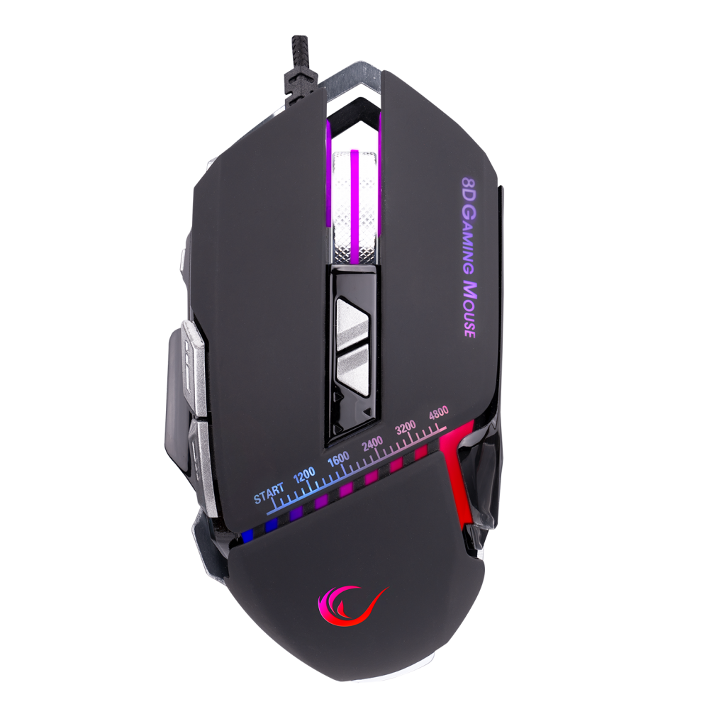 Souris Gaming USB RGB Rampage HEADY RM-607 RGB / 4800 dpi