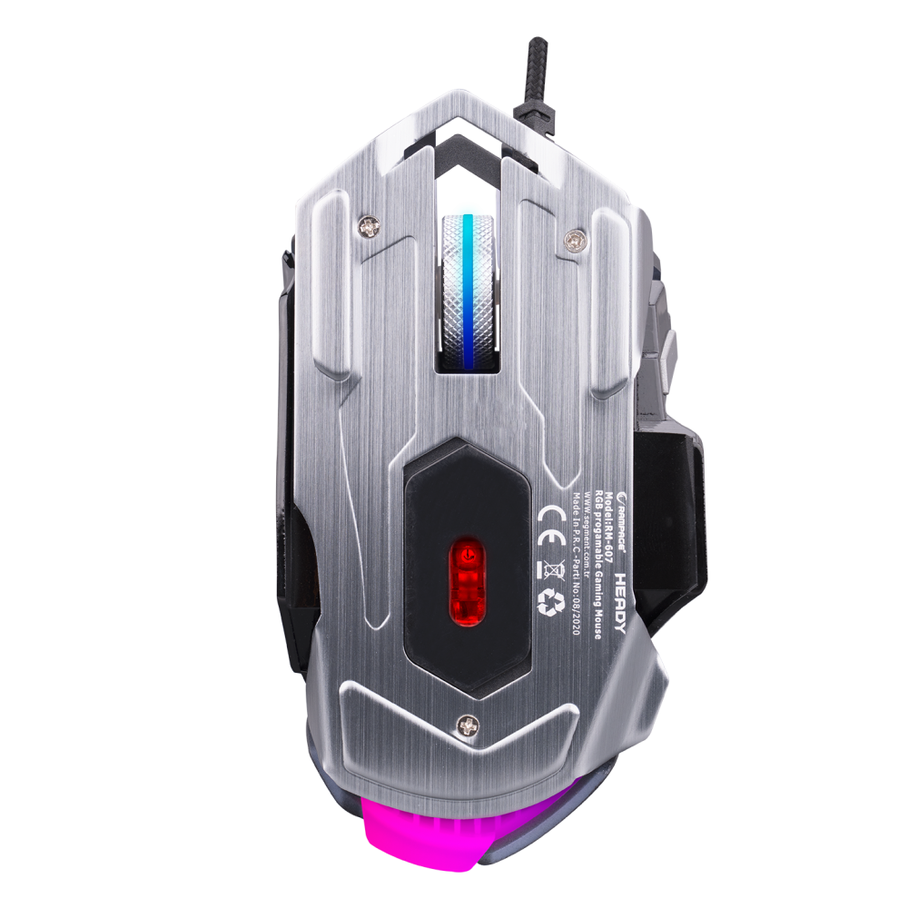 Souris Gaming USB RGB Rampage HEADY RM-607 RGB / 4800 dpi