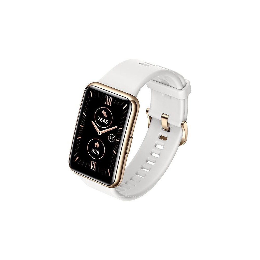 Montre Connectée Huawei Watch Fit ELEGANT blanc givré