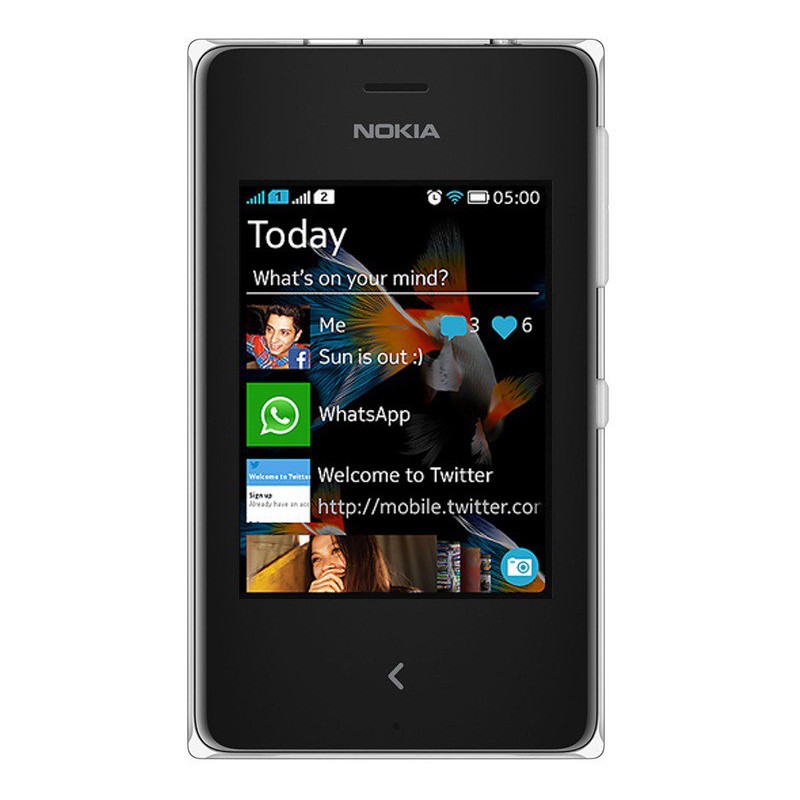 Téléphone Portable Nokia Asha 500 / Double SIM / Noir