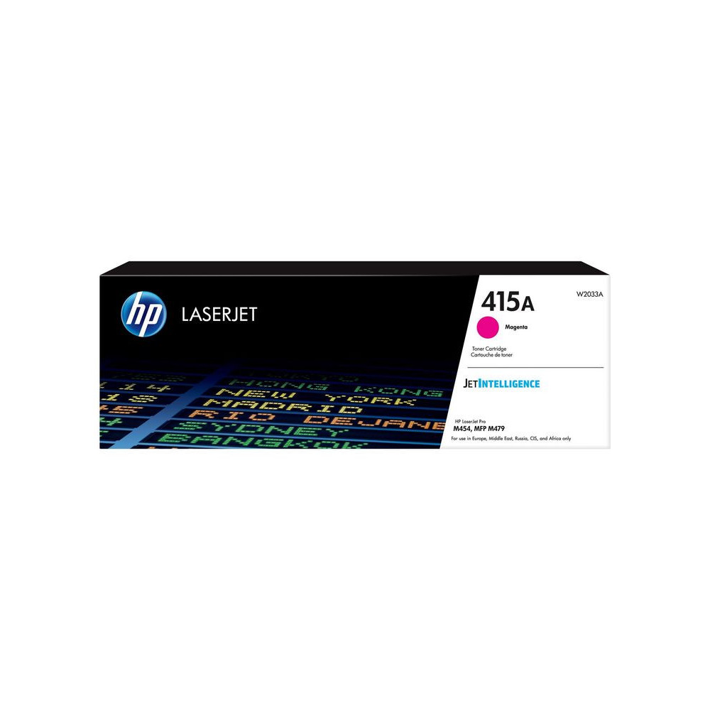 Cartouche de toner HP 415A magenta LaserJet originale / 2 100 pages W2033A