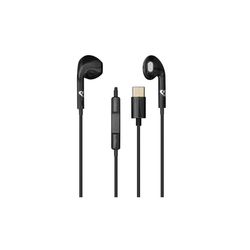 Écouteurs avec Microphone SBOX EP-TC055B USB TYPE-C / Noir