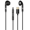 Écouteurs avec Microphone SBOX EP-TC055B USB TYPE-C / Noir