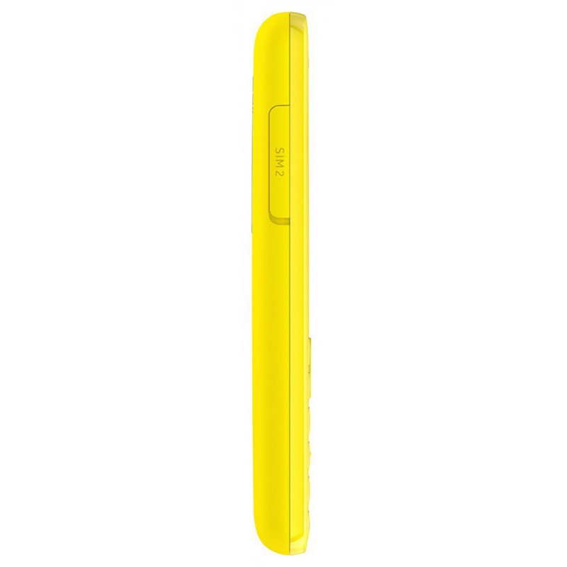 Téléphone Portable Nokia 206 / Double SIM / Jaune