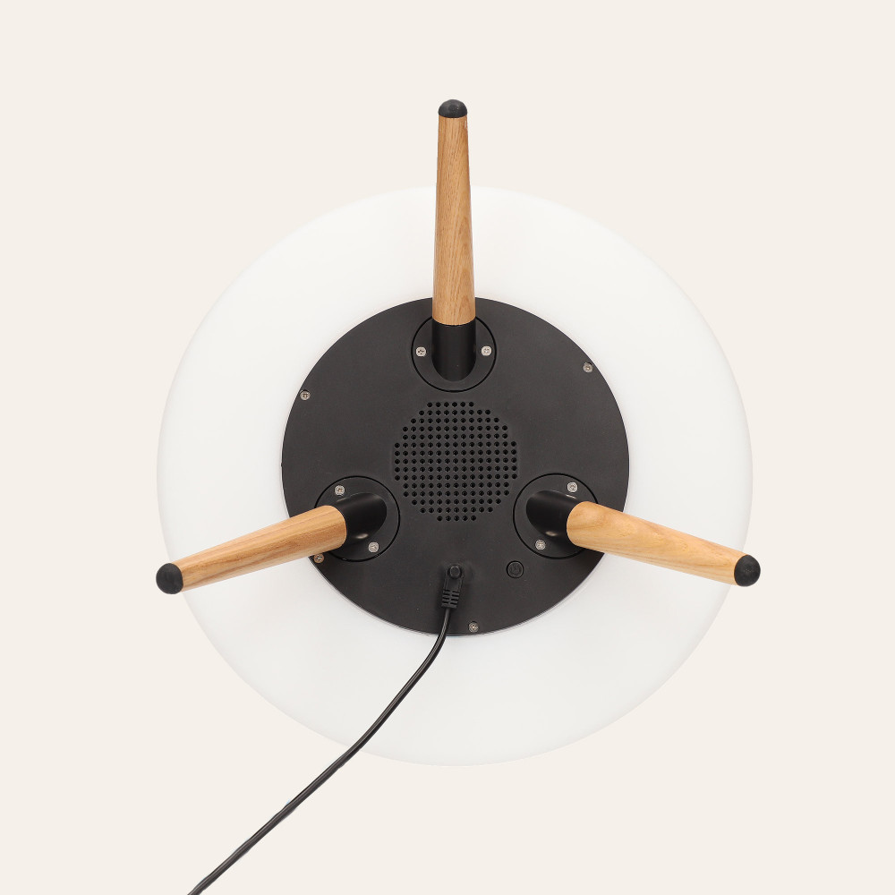Lampe chargeur sans fil haut-parleur Bluetooth KSIX