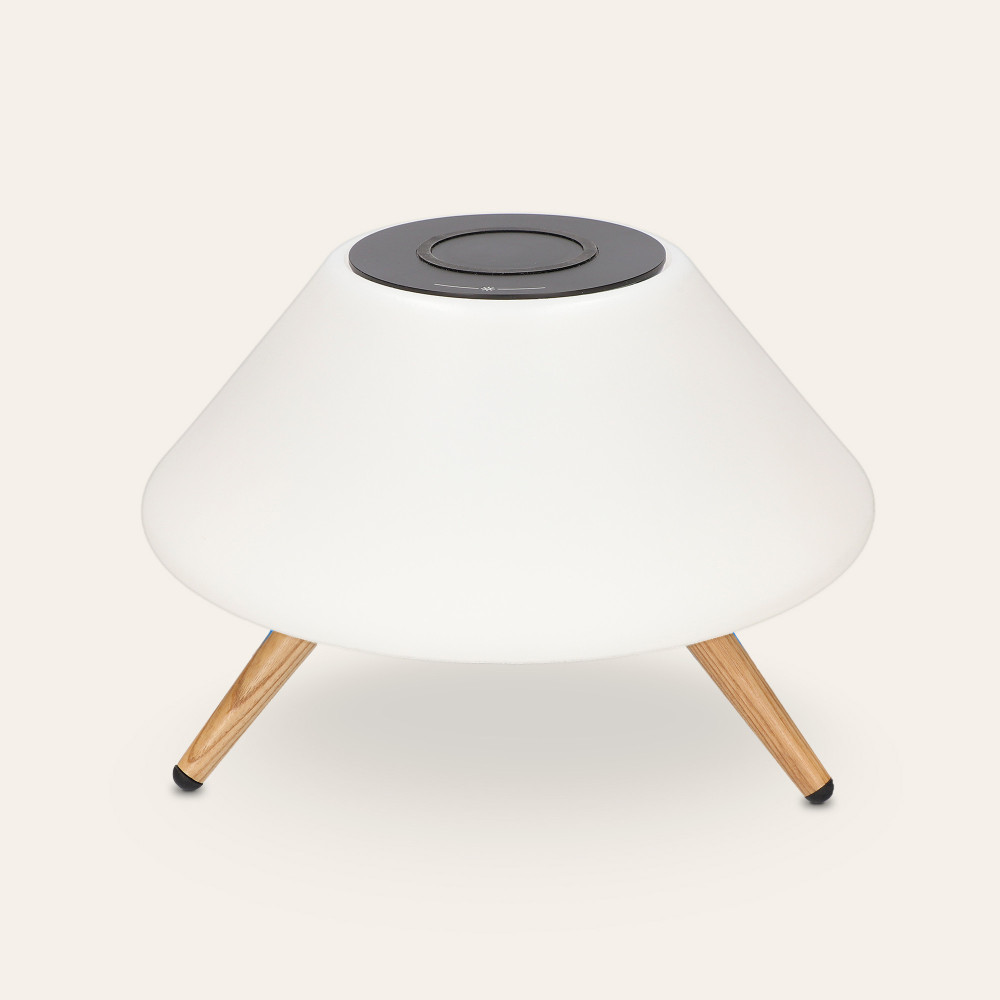 Lampe chargeur sans fil haut-parleur Bluetooth KSIX