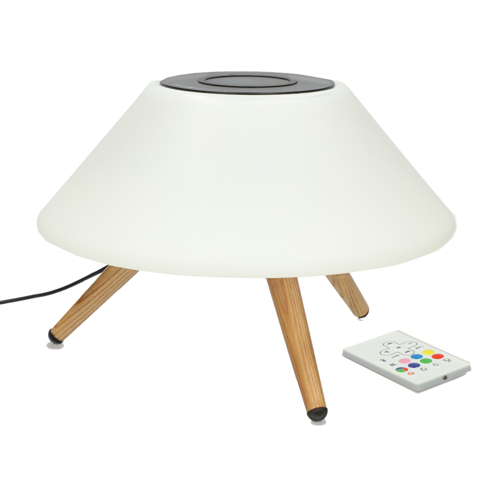 Lampe chargeur sans fil haut-parleur Bluetooth KSIX